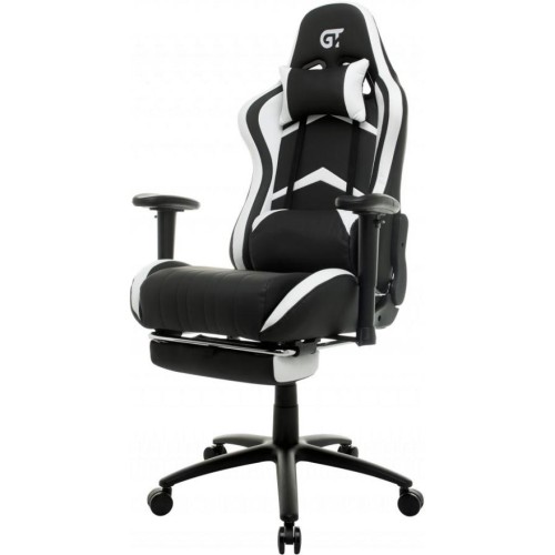 Крісло ігрове GT Racer X-2534-F Black/White