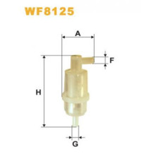 Фільтр паливний Wixfiltron WF8125