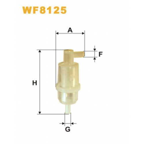 Фільтр паливний Wixfiltron WF8125