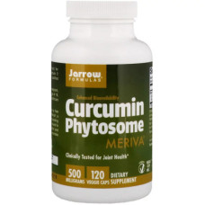 Трави Jarrow Formulas Фітосоми куркумін 500 мг, Curcumin Phytosome Meriva, 120 гел (JRW-14093)