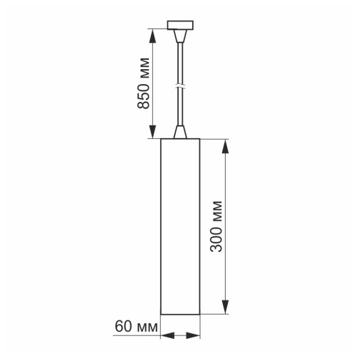 Світильник Videx LED 10W 4100K чорний (VL-SP-10034B)