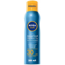 Засіб від засмаги Nivea Sun спрей Захист та легкість SPF 30 200 мл (4005900699565)