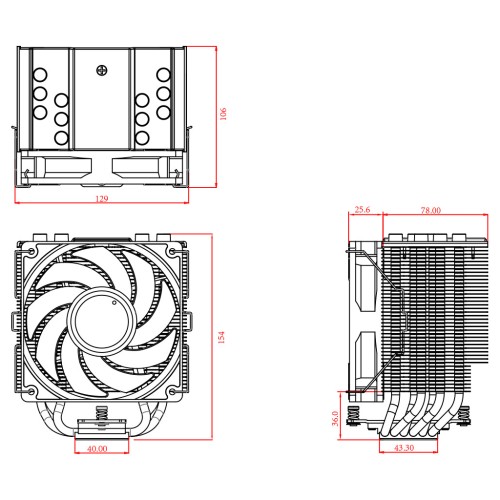 Кулер до процесора ID-Cooling SE-226-XT ARGB