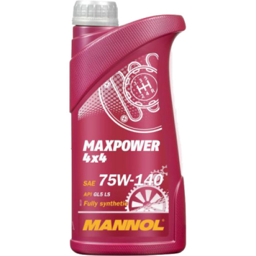 Трансмісійна олива Mannol MAXPOWER 4x4 1л 75W-140 (MN8102-1)