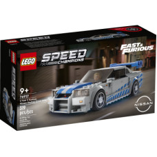 Конструктор LEGO Speed Champions «Подвійний форсаж» Nissan Skyline GT-R (R34) 319 деталей (76917)