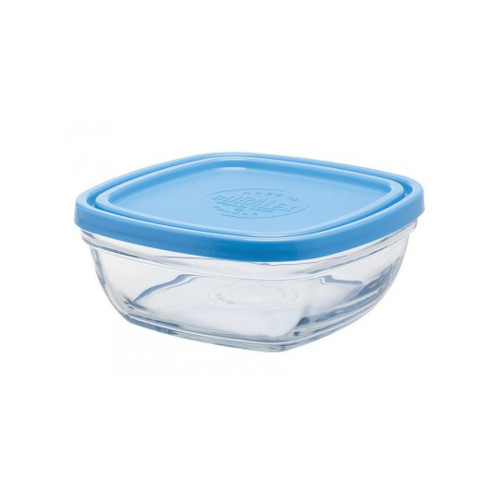 Харчовий контейнер Duralex Lys Carre Quadrate Blue 3100 мл 23 см (9024AM06)