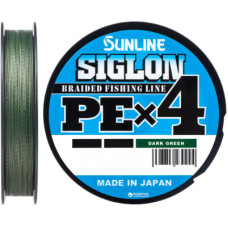 Шнур Sunline Siglon PE н4 150m 1.2/0.187mm 20lb/9.2kg Dark Green (1658.09.20)