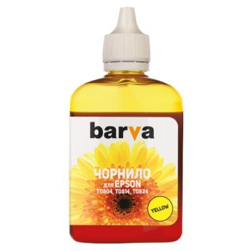 Чорнило Barva EPSON T0814 YELLOW 90г (E081-327)