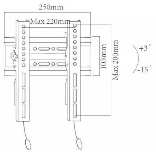 Кронштейн X-DIGITAL STEEL ST215 Black