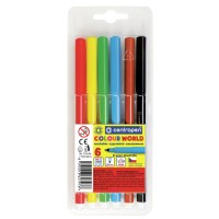 Фломастери Centropen 7550/06 COLOUR WORLD, 06 colors (7550/06 ТП)