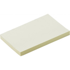 Папір для нотаток BUROMAX with adhesive layer 76x102мм, 100sheets, yellow (BM.2313-01)
