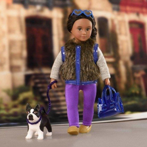 Лялька Lori Илисса и собака терьер Индиана 15 см (LO31016Z)