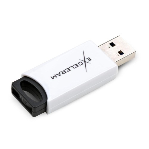 USB флеш накопичувач eXceleram 32GB H2 Series White/Black USB 2.0 (EXU2H2W32)