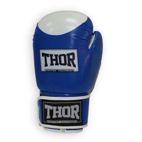 Боксерські рукавички Thor Competition 14oz Blue/White (500/02(Leath) BLU/WHITE 14 oz.)