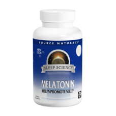 Амінокислота Source Naturals Мелатонін 3 мг, Sleep Science, 120 таблеток швидкої дії (SN0066)