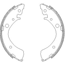 Гальмівні колодки REMSA 4367.01