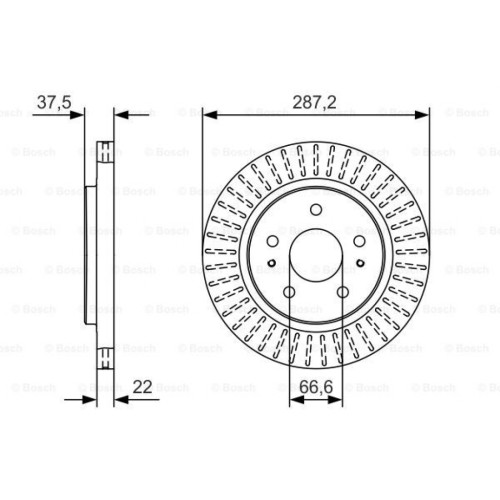 Гальмівний диск Bosch 0 986 479 A98