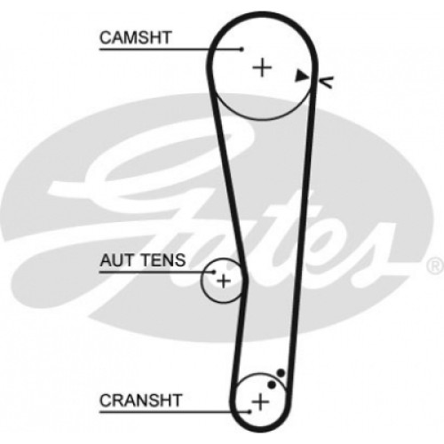 Ремінь ГРМ Gates 5568XS