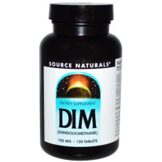 Вітамінно-мінеральний комплекс Source Naturals DIM (дііндолілметан) 100мг, 120 таблеток (SN1567)