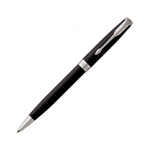 Ручка кулькова Parker SONNET 17 Matte Black Lacquer CT BP (84 932)