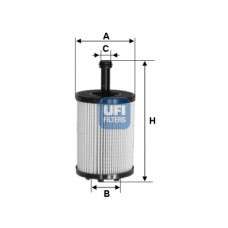 Фільтр масляний UFI 25.197.00