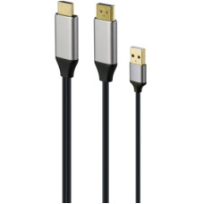 Перехідник Cablexpert HDMI to DisplayPort 4K 60Hz 2m (A-HDMIM-DPM-01)