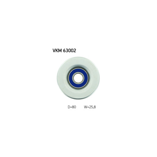 Ролик натягувача ременя SKF VKM 63002