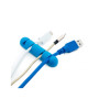 Тримач для кабелю Extradigital CC-957 Cable Clips, Black/Blue (KBC1700)