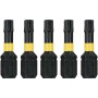 Набір біт DeWALT IMPACT TORSION, ударні, Torx, Т25, L = 25 мм, 5 шт (DT7382T)