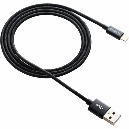 Дата кабель USB 2.0 AM to Lightning 1.0m Black Canyon (CNE-CFI3B)