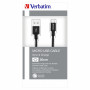 Дата кабель USB 2.0 AM to Micro 5P 0.3m black Verbatim (48866)