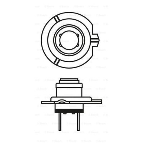 Автолампа Bosch галогенова 55W (1 987 301 012)