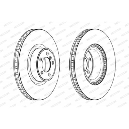 Гальмівний диск FERODO DDF2086C-1