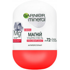 Антиперспірант Garnier Mineral Магній Ультрасухість роликовий 50 мл (3600542309943)