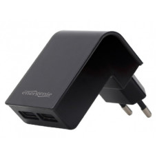 Зарядний пристрій EnerGenie USB 2.1A (EG-U2C2A-03-BK)