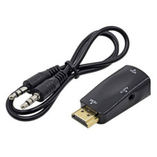 Перехідник ST-Lab HDMI male (PC/laptop) - VGA F(Monitor) (U-991 black)