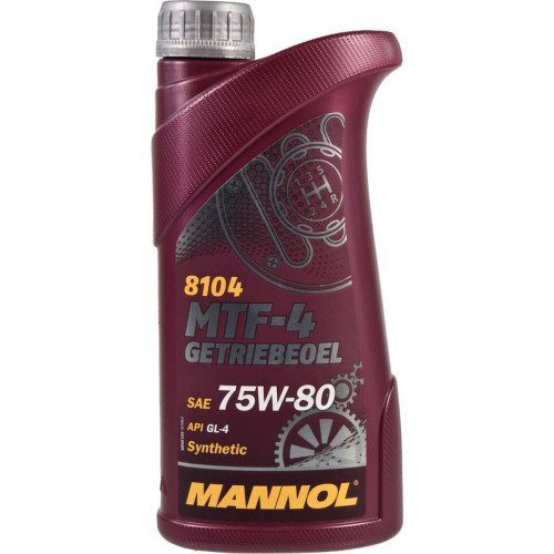 Трансмісійна олива Mannol MTF-4 GETRIEBEOEL 1л 75W-80 (MN8104-1)