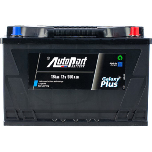 Акумулятор автомобільний AutoPart 125 Ah/12V Euro Plus (ARL125-P00)