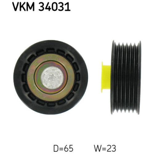 Ролик натягувача ременя SKF VKM 34031