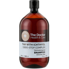 Шампунь The Doctor Health & Care Tar With Ichthyol + Sebo-Stop Complex Дьогтьовий з іхтіолом 946 мл (8588006041699)