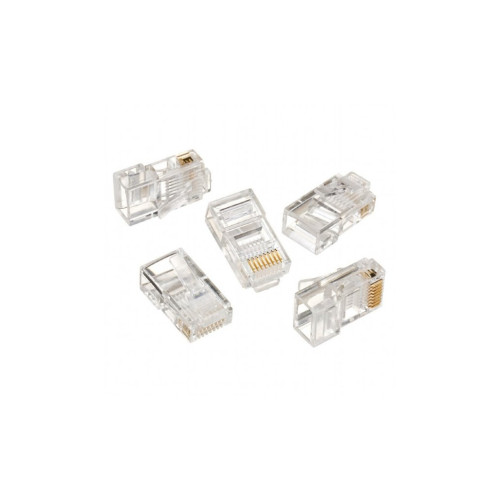 Конектор RJ45 cat.5e UTP 8P8C * 100 (позолоч. конт.) Cablexpert (LC-8P8C-001/100)