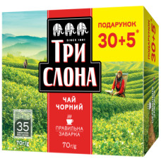 Чай Три Слона "Чорний" 30+5х1.5 г (ts.76944)