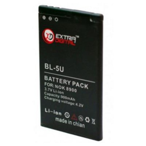 Акумуляторна батарея для телефону EXTRADIGITAL Nokia BL-5U (900 mAh) (DV00DV6052)