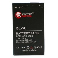 Акумуляторна батарея для телефону EXTRADIGITAL Nokia BL-5U (900 mAh) (DV00DV6052)