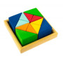 Конструктор Nic деревянный Разноцветный треугольник (NIC523345)