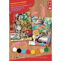 Картина по номерам Sequin Art PAINTING BY NUMBERS JUNIOR-PAIRS Cats (SA0213)