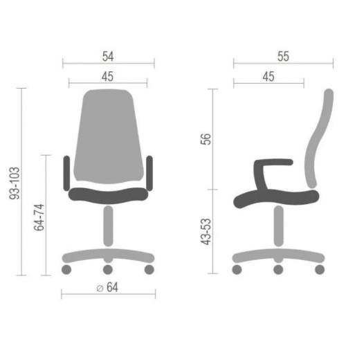 Офісне крісло АКЛАС Арси PL TILT Оранжевое (12477)