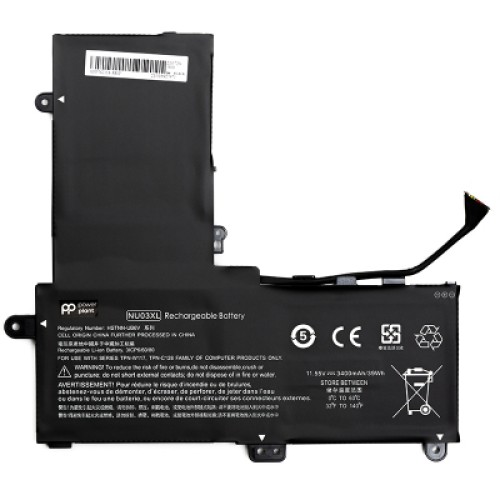 Акумулятор до ноутбука HP Pavilion X360 11-u (NU03XL) 11.55V 3400mAh PowerPlant (NB461721)