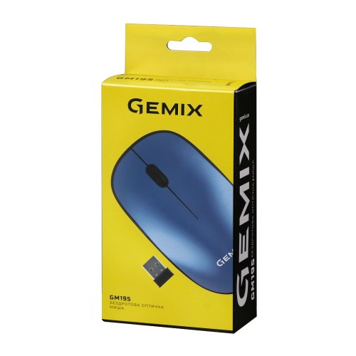 Мишка Gemix GM195 Wireless Blue (GM195Bl)