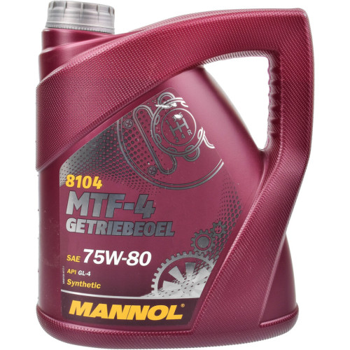 Трансмісійна олива Mannol MTF-4 GETRIEBEOEL 4л 75W-80 (MN8104-4)